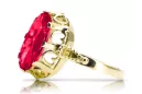 Vintage Ring Ruby 14K Yellow gold vrc134y